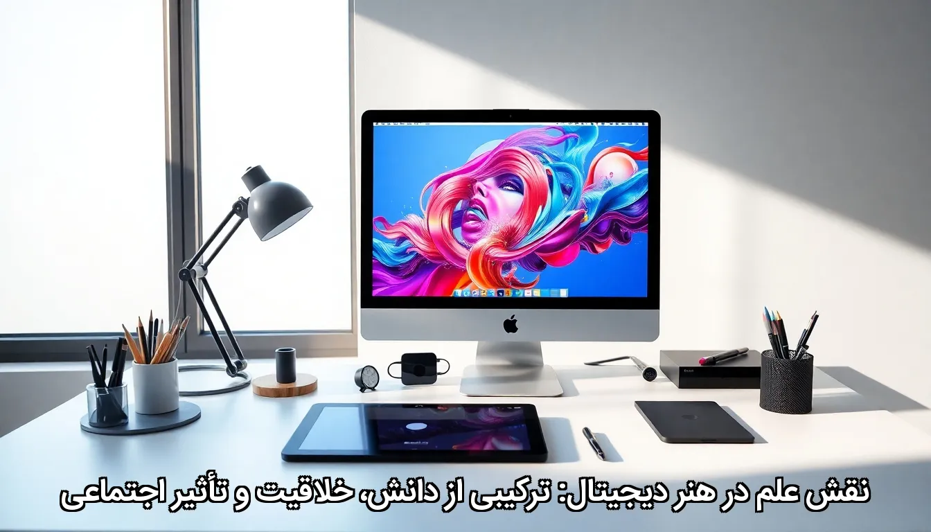 نقش علم در هنر دیجیتال: ترکیبی از دانش، خلاقیت و تأثیر اجتماعی