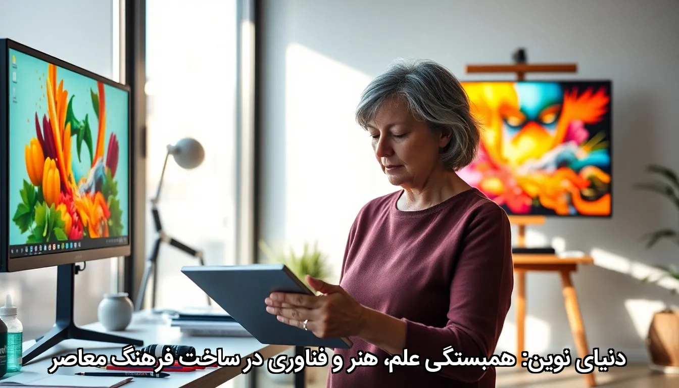 دنیای نوین: همبستگی علم، هنر و فناوری در ساخت فرهنگ معاصر