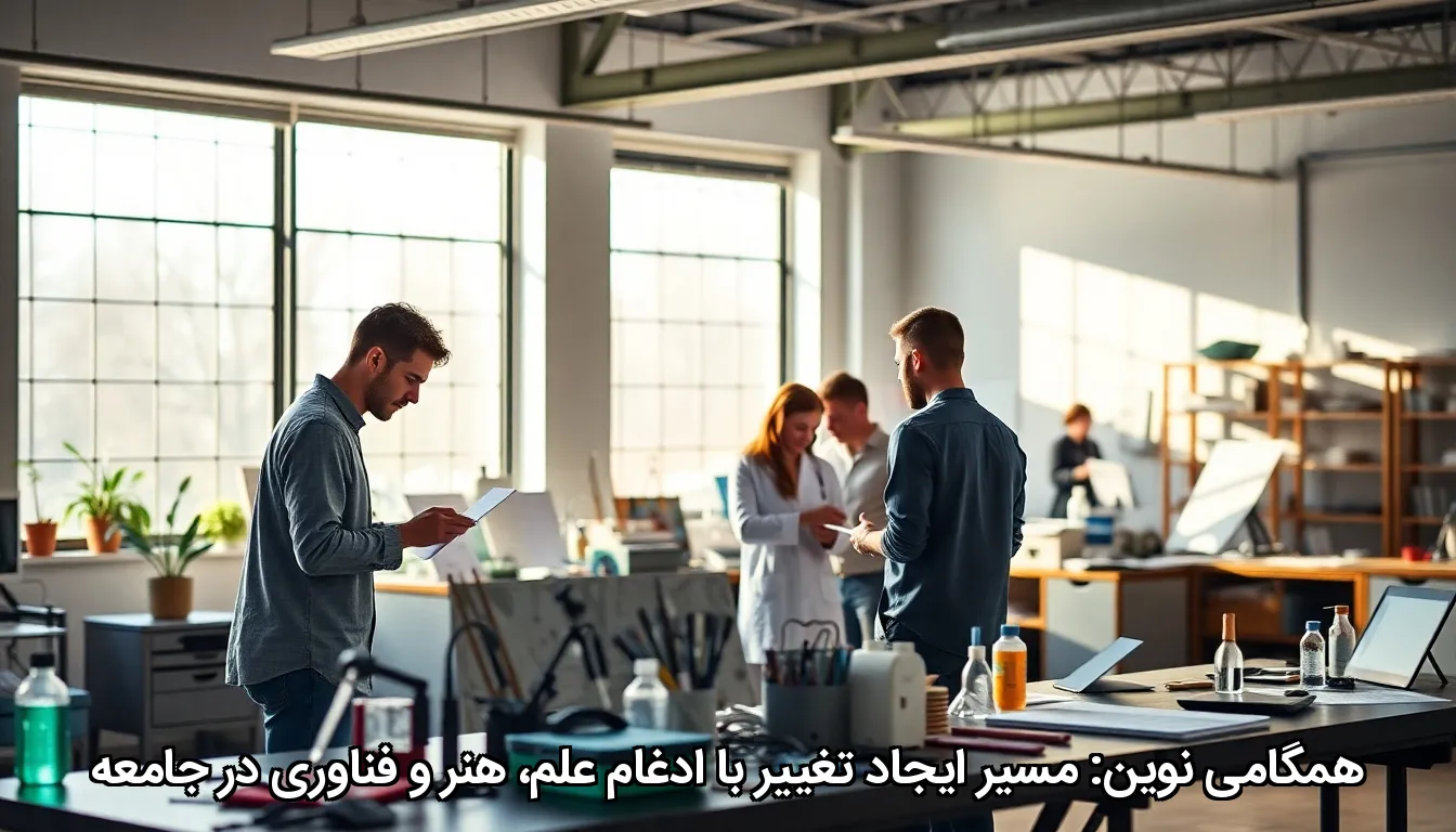 همگامی نوین: مسیر ایجاد تغییر با ادغام علم، هنر و فناوری در جامعه