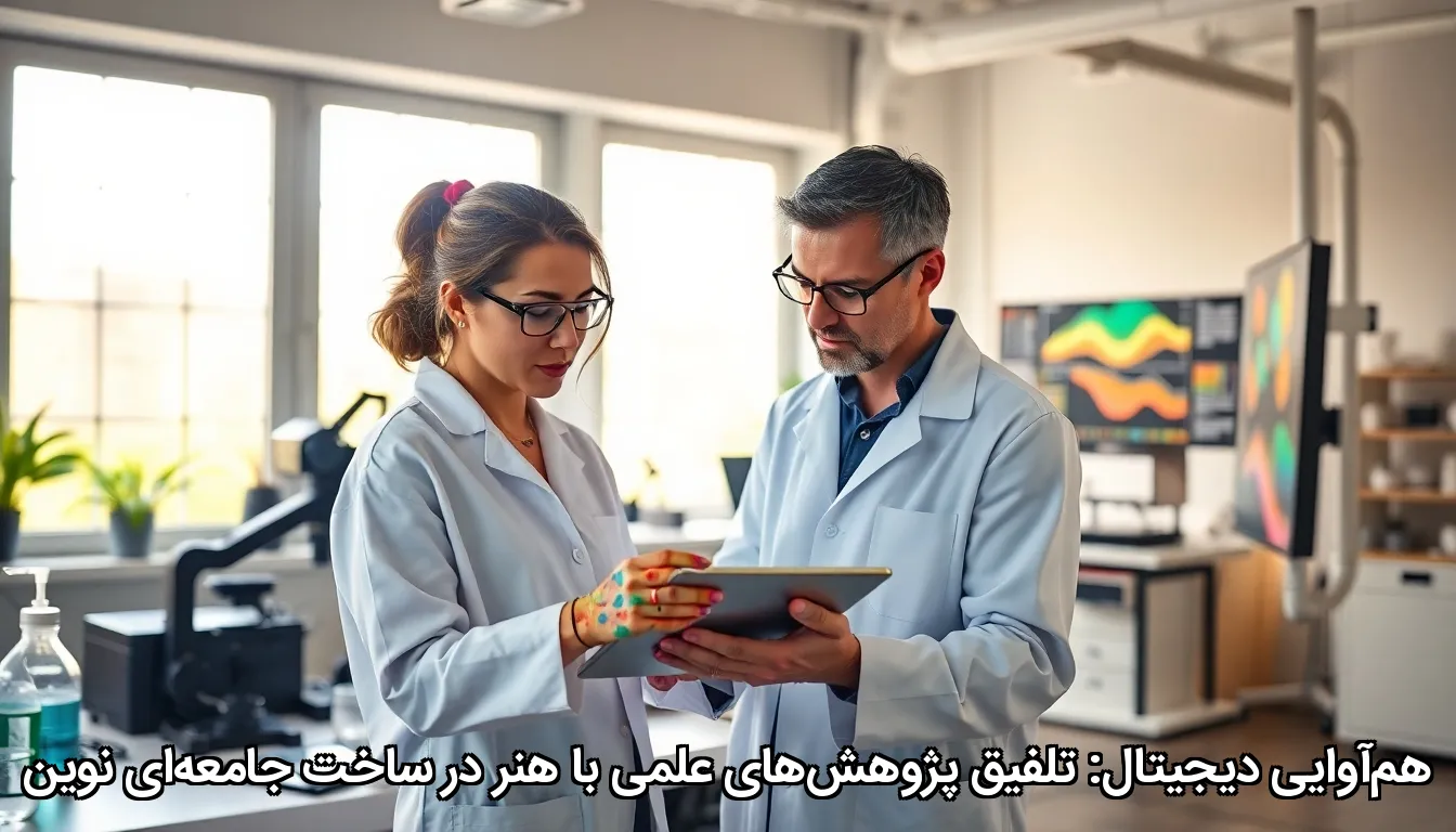 هم‌آوایی دیجیتال: تلفیق پژوهش‌های علمی با هنر در ساخت جامعه‌ای نوین