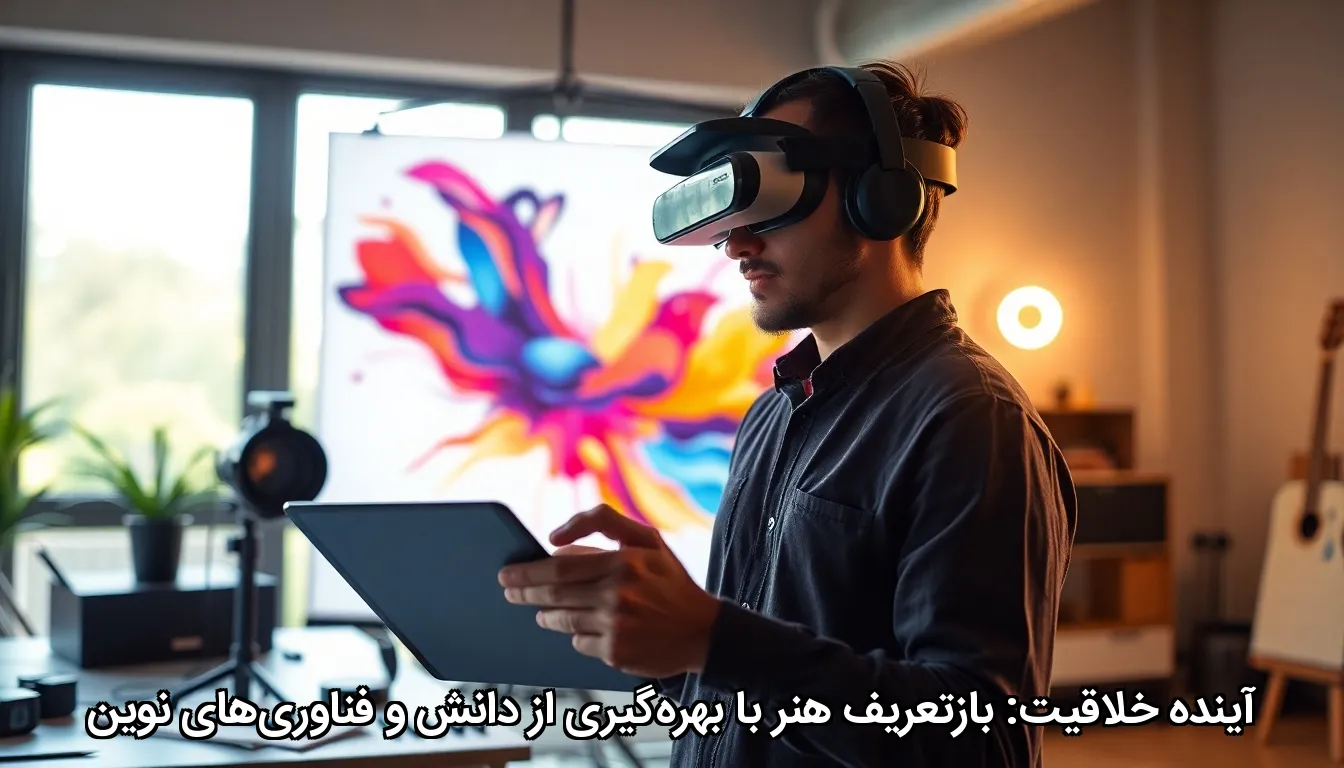 آینده خلاقیت: باز تعریف هنر با بهره‌گیری از دانش و فناوری‌های نوین