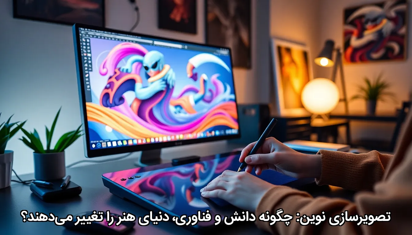 تصویرسازی نوین: چگونه دانش و فناوری، دنیای هنر را تغییر می‌دهند؟