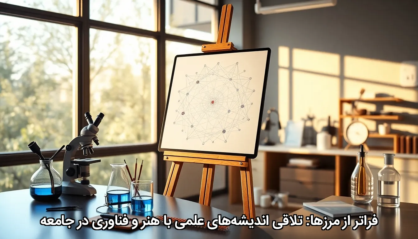 فراتر از مرزها: تلاقی اندیشه‌های علمی با هنر و فناوری در جامعه